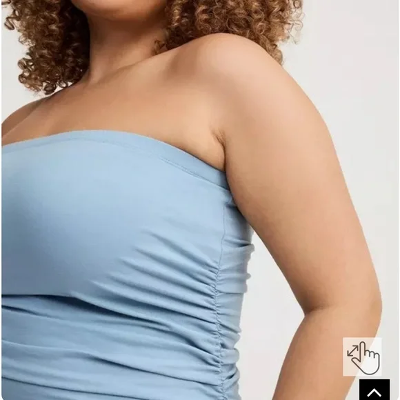 Torrid Ruched Tube Top - Picture 6 of 6